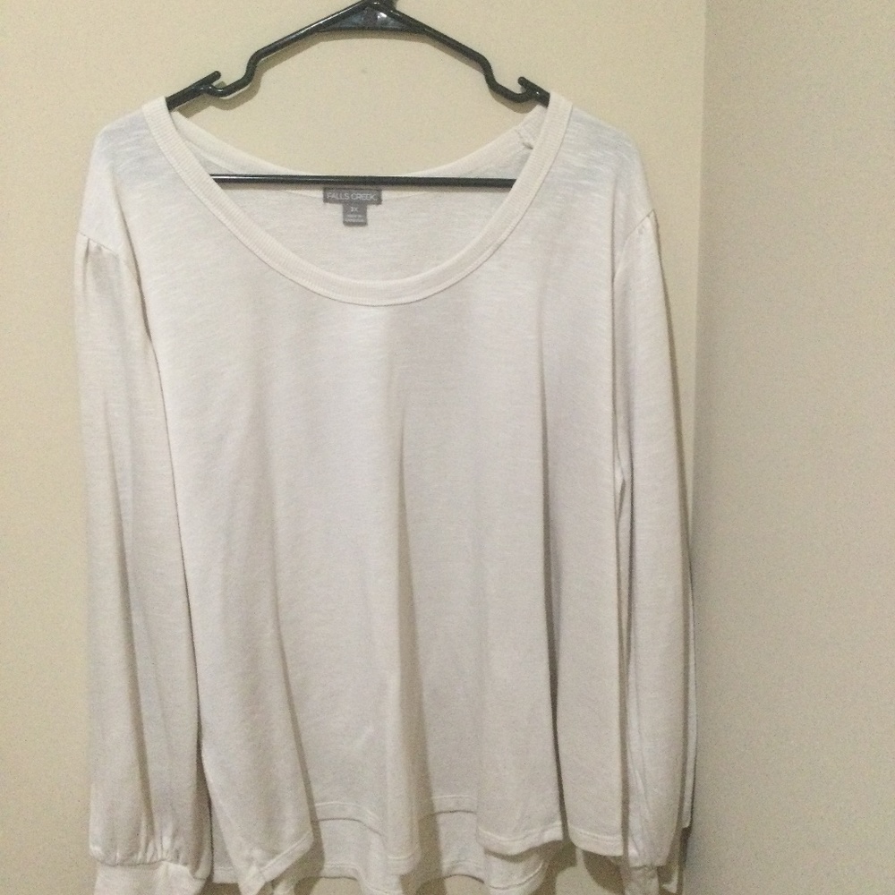Pretty Soft Beige Top. Never Worn. Size 3X